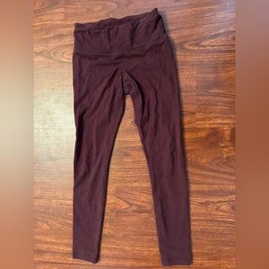 Athlete leggings. X-small petite. Maroon